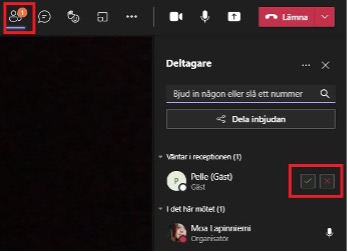Lobby in Teams