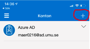 Microsoft Authenticator add acount