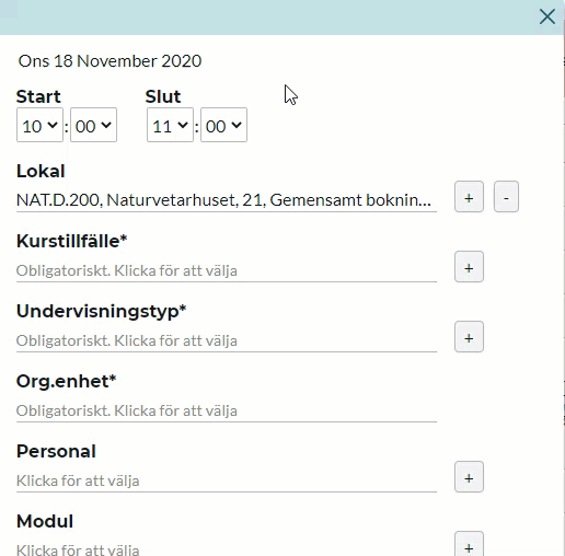 Välj objekt