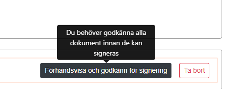 Förhandsvisa och godkänn för signering i Edusign