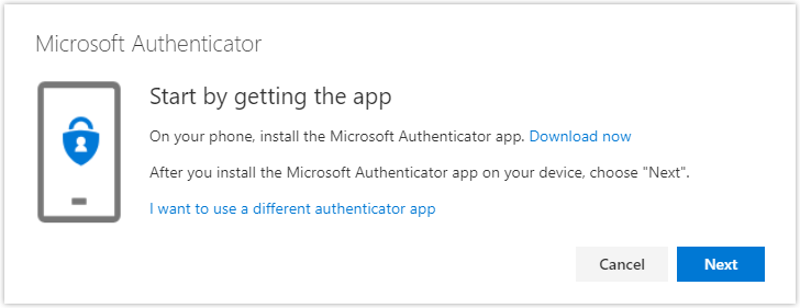 Install Authenticator on device