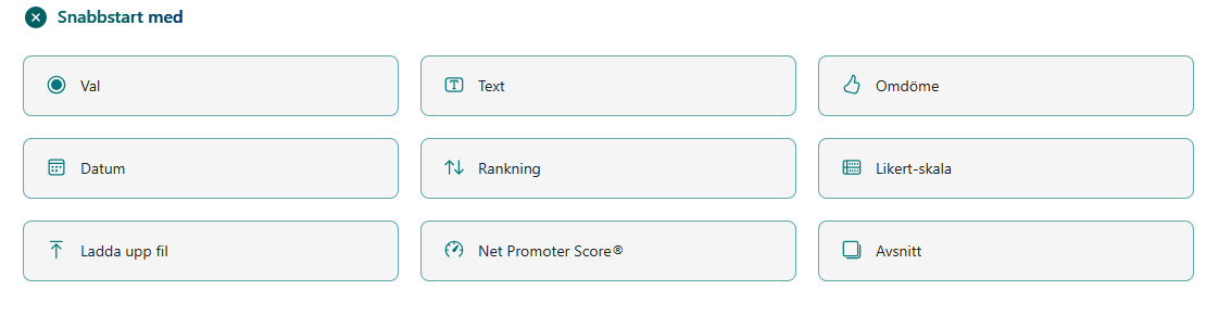 Bild som visar hur man skapar ett formulär