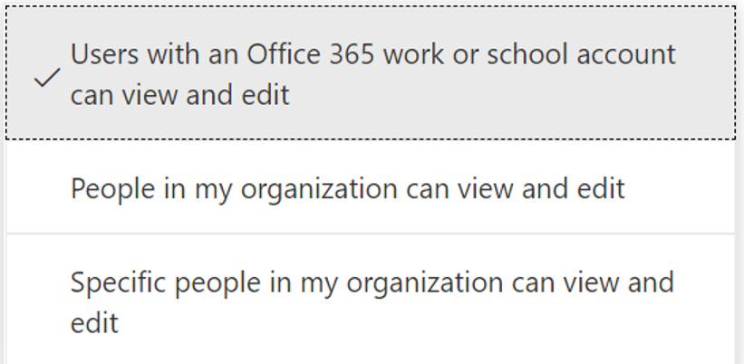 Check premissions before share to collaborate