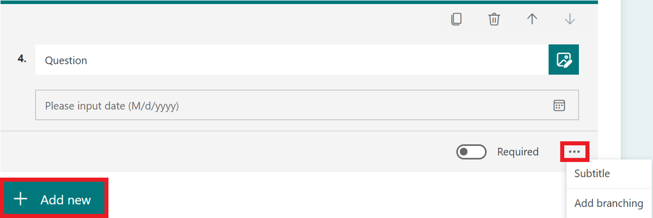 date question full decription