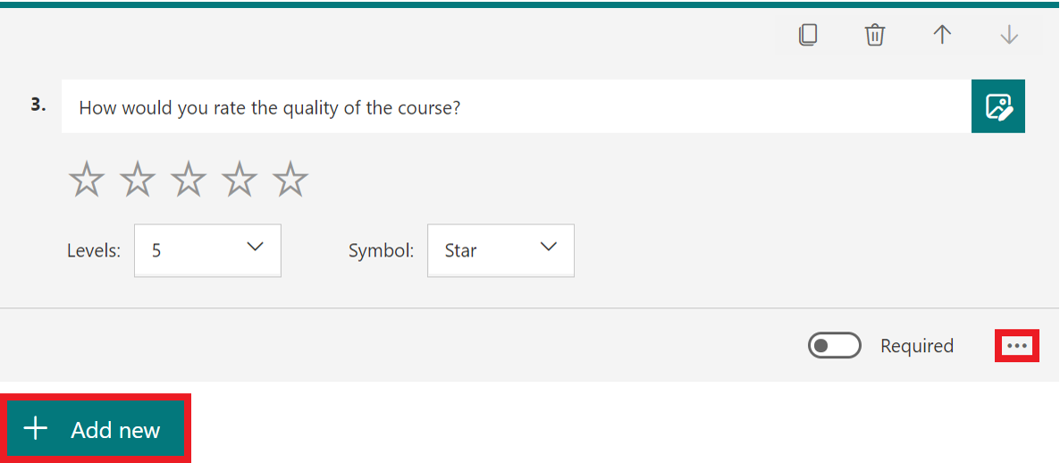 rating question full decription