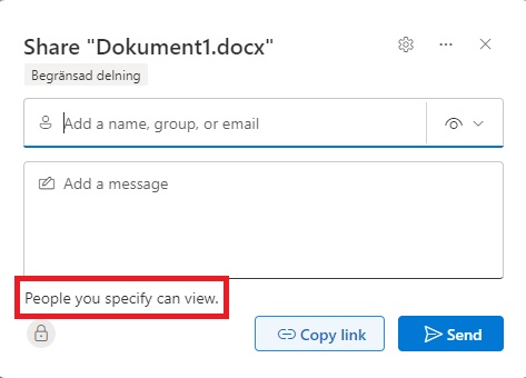 Image showing how to share a file