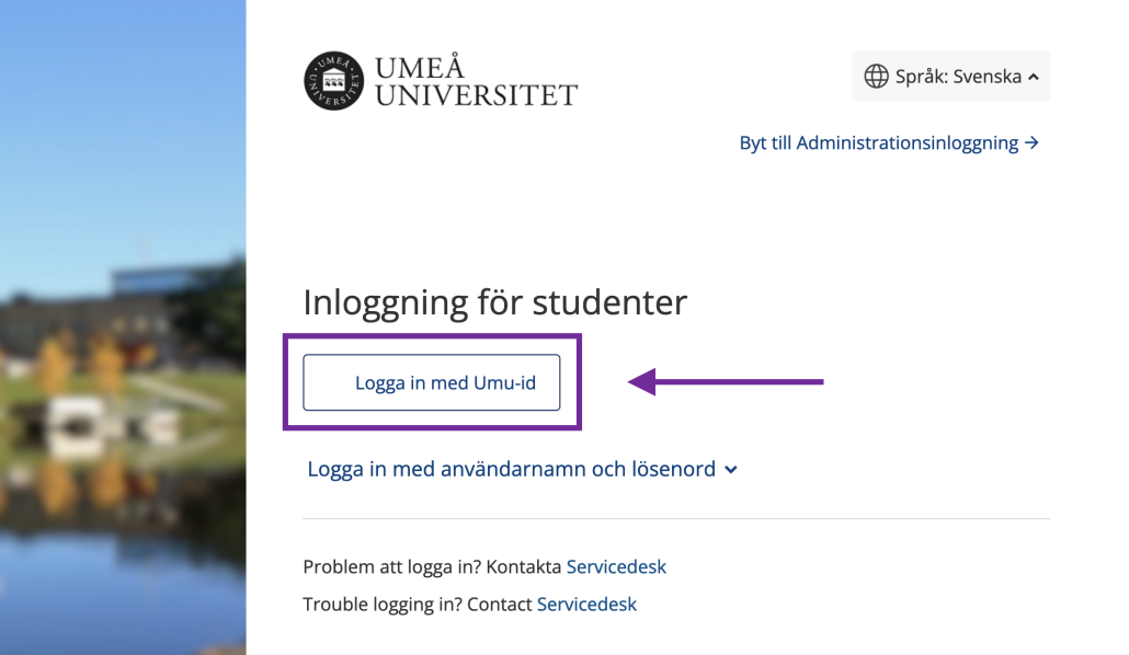 Inloggning Inspera