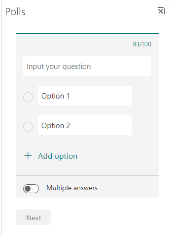 Image showing how you insert your question
