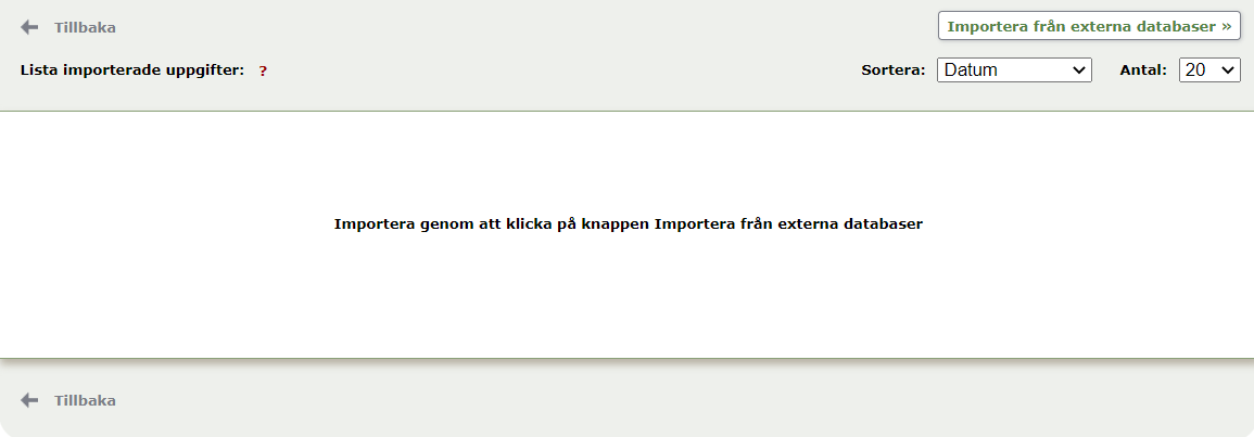 Ingången importera referenser i Diva