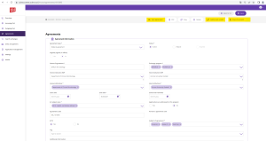 Agreement sign tab notify host check from EWP Solemove
