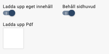 Ladda upp eget innehåll till vetenskaplig poster