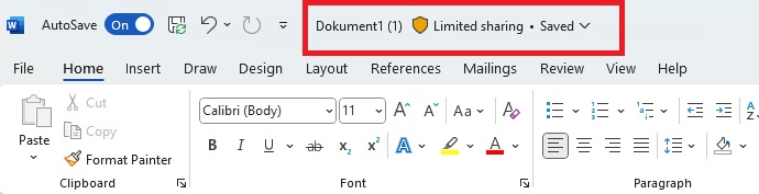 Image showing where to find the version history