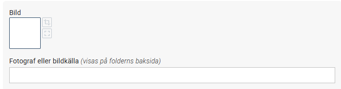 Bild från mallverktyget, programfolder
