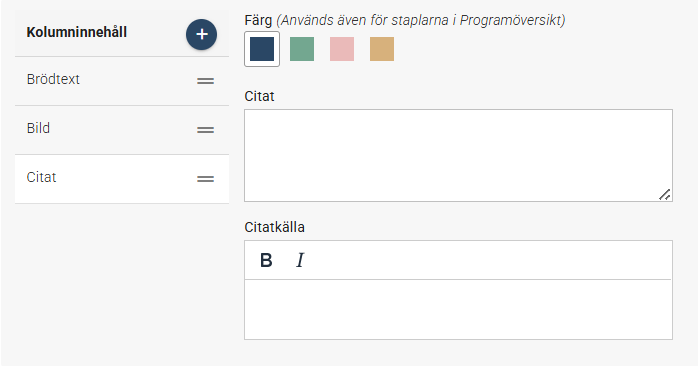 Bild från mallverktyget, programfolder